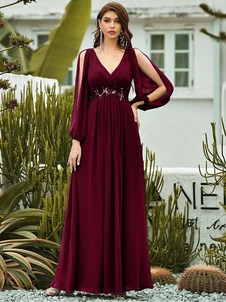 Burgundy Plus Size Dress Turned Inside Out Claret Red 0 - Tophatter Daily Deals