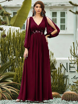 Burgundy Plus Size Dress Turned Inside Out Claret Red 0 - Tophatter Daily Deals