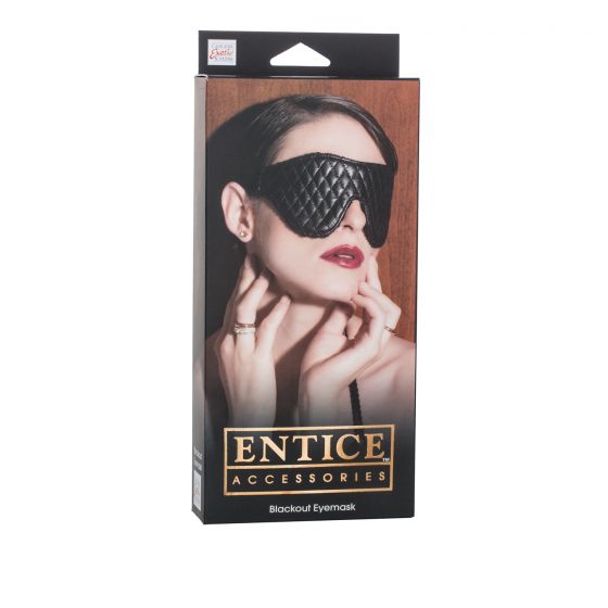 Entice Blackout Eyemask in Black Bondage - Tophatter Daily Deals