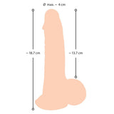 Nature Skin Flexible Dildo 19cm with Movable Skin and Suction Cup > Dildos > Realistic Dildos - Tophatter Daily Deals