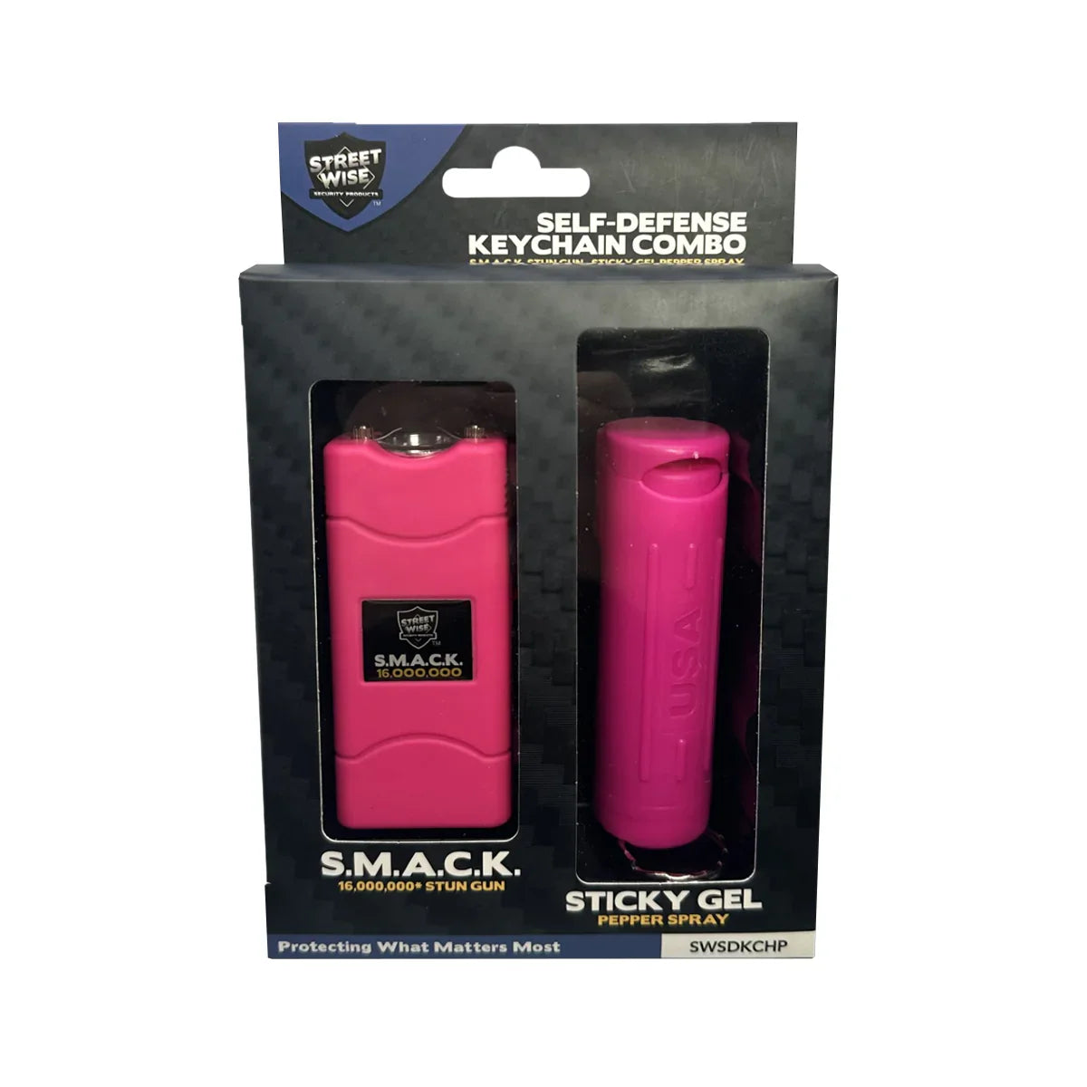 Streetwise Self-Defense Keychain Combo Pink - Tophatter Daily Deals