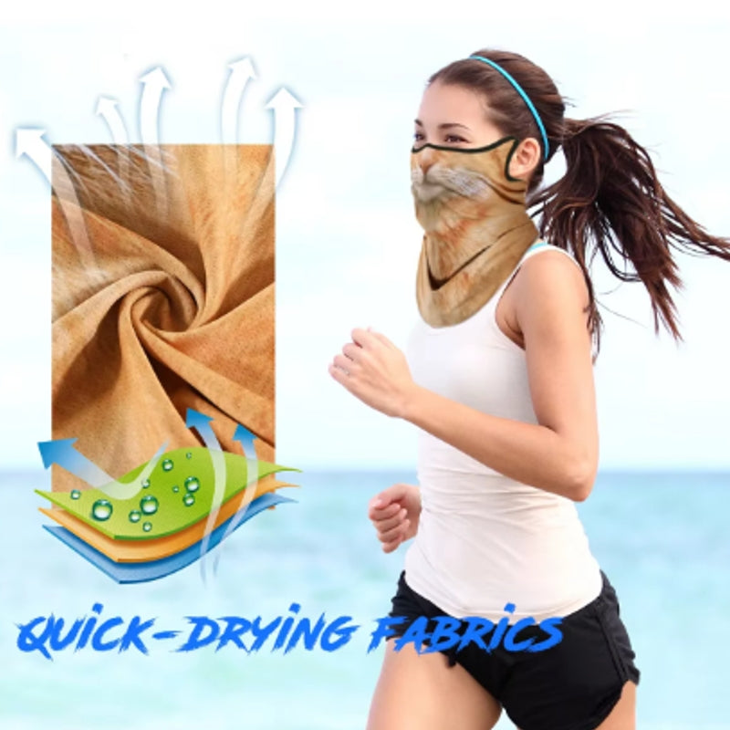 Halloween Mask Zoo Animal Neck Gaiter Motorcycle Face Masks Motorcycle Face Mask - Tophatter Daily Deals