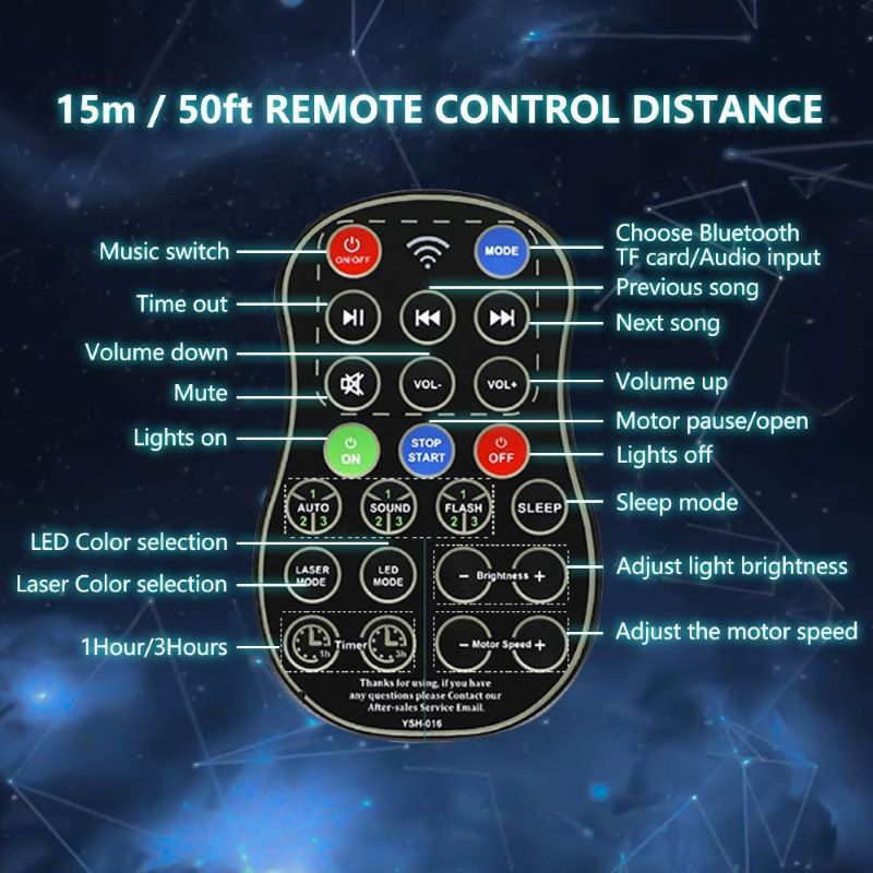 Bluetooth Music Starry Sky Projector 0 - Tophatter Daily Deals