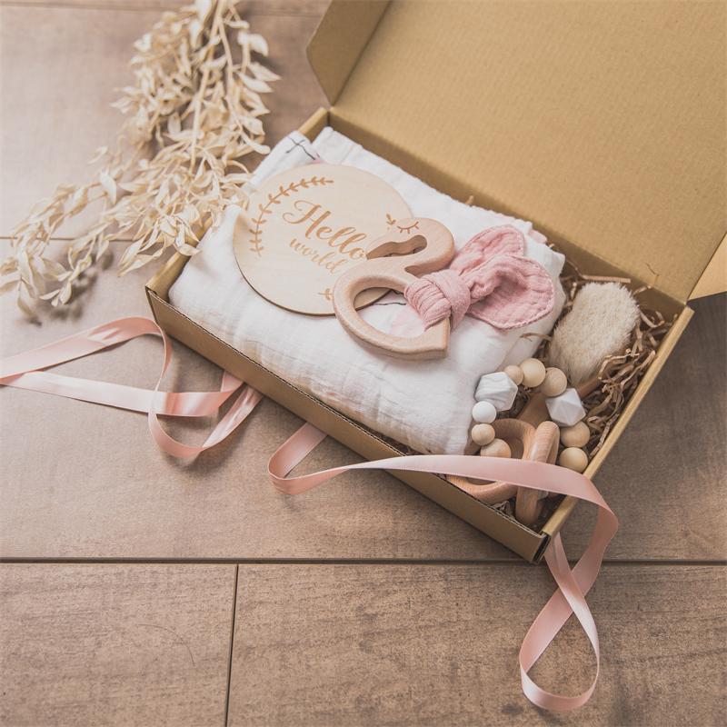 Baby Gift Box Set Bath Towel Toys 0 - Tophatter Daily Deals