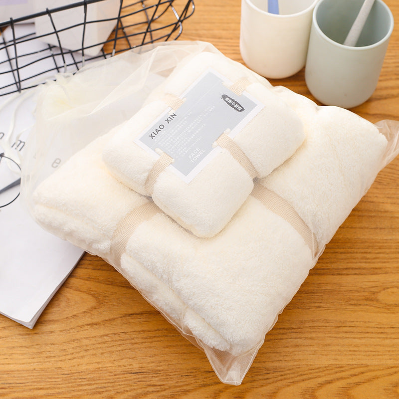 Absorbent Bath Towel For Mother And Child 10 Style 70x140 plus 34x74 0 - Tophatter Daily Deals