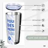 20oz Stainless Steel Car With Straw Cup 7 - Tophatter Daily Deals
