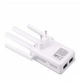 Antenna WIFI signal amplifier wireless repeater 0 - Tophatter Daily Deals