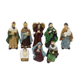 8-Piece Christmas Nativity Figurines | Traditional Holy Family Figures Set - 9cm Nativity Set - Tophatter Daily Deals