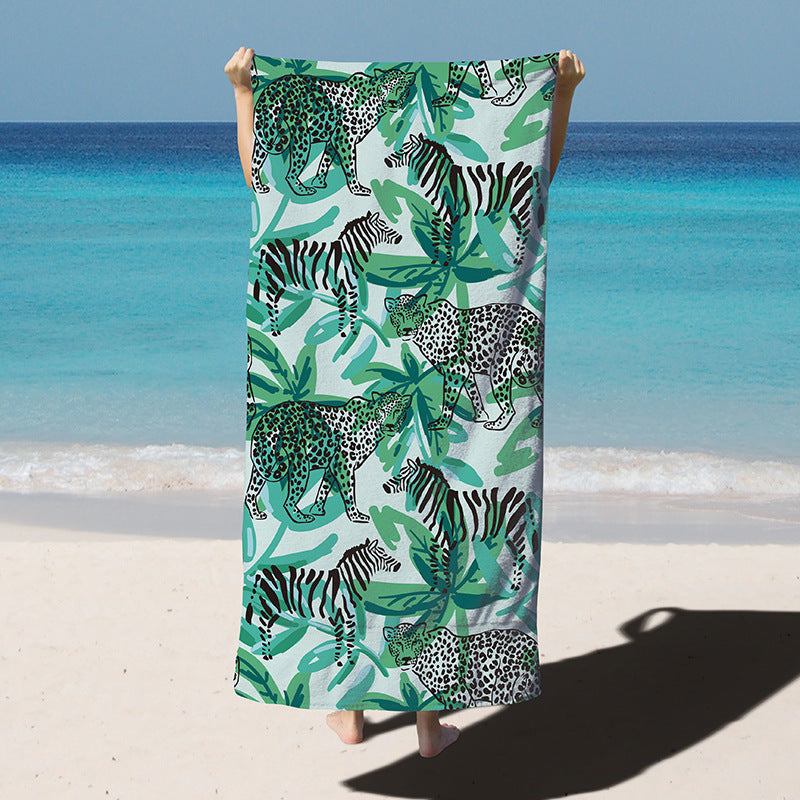 Absorbent Quick-drying Microfiber Bath Towel For Swimming Oz 180x90CM 0 - Tophatter Daily Deals