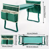 Garden Kneeling Chair with Cushion and Tool Bag Garden Arches, Trellises, Arbours & Pergolas - Tophatter Daily Deals