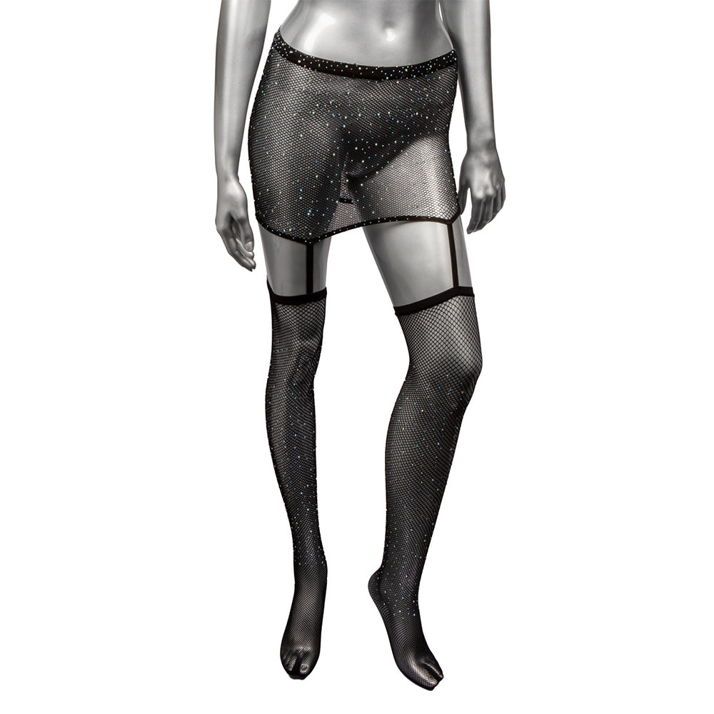 Radiance One Piece Gartered Skirt and Stockings Lingerie > Lingerie - Tophatter Daily Deals