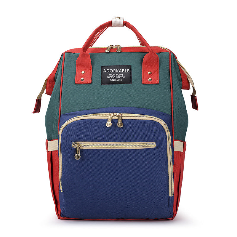 Backpack Lightweight Baby Diaper Bag Upgrade Large Capacity Wet And Dry Baby Products Pack Red Green Blue 0 - Tophatter Daily Deals