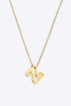 U to Z Letter Pendant Nekclace Z One Size Necklaces - Tophatter Daily Deals