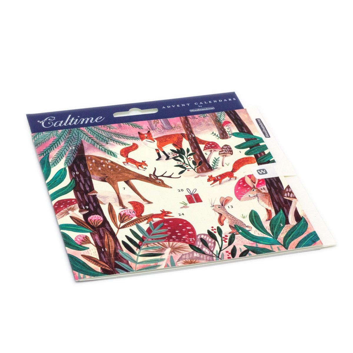 Woodland Friends - Christmas Advent Calendar Greetings Card & Envelope Advent Calendar - Tophatter Daily Deals