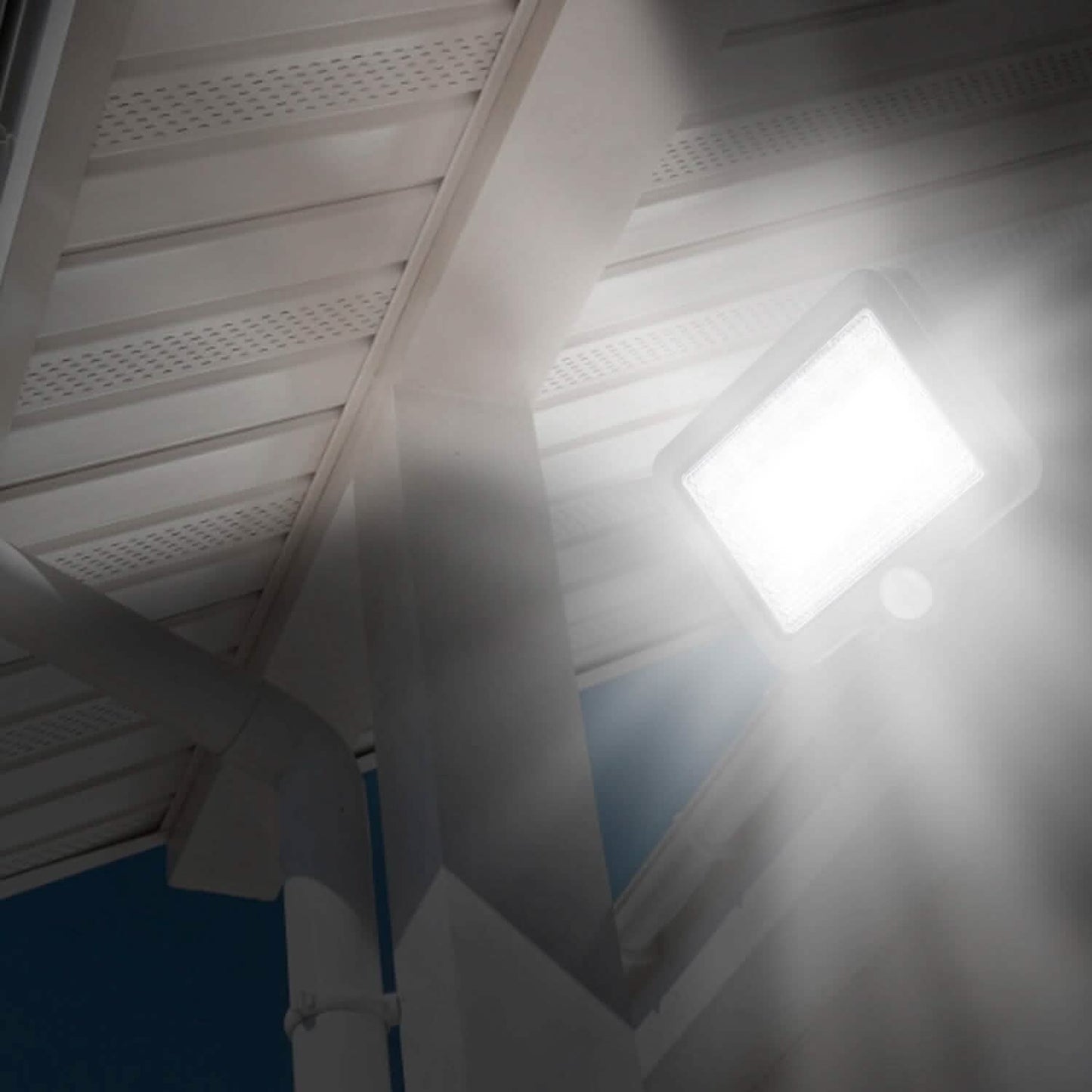 56 LEDs Outdoor Solar Security Flood Light Outdoor Lighting - Tophatter Daily Deals