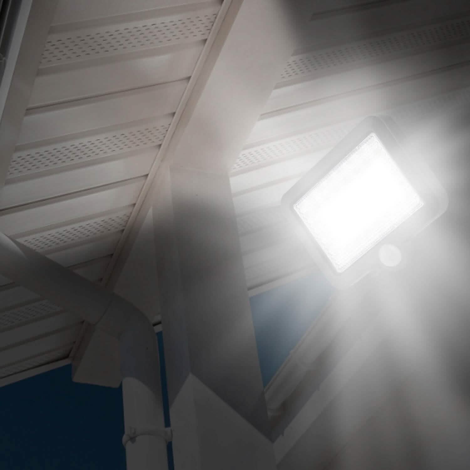 56 LEDs Outdoor Solar Security Flood Light Outdoor Lighting - Tophatter Daily Deals