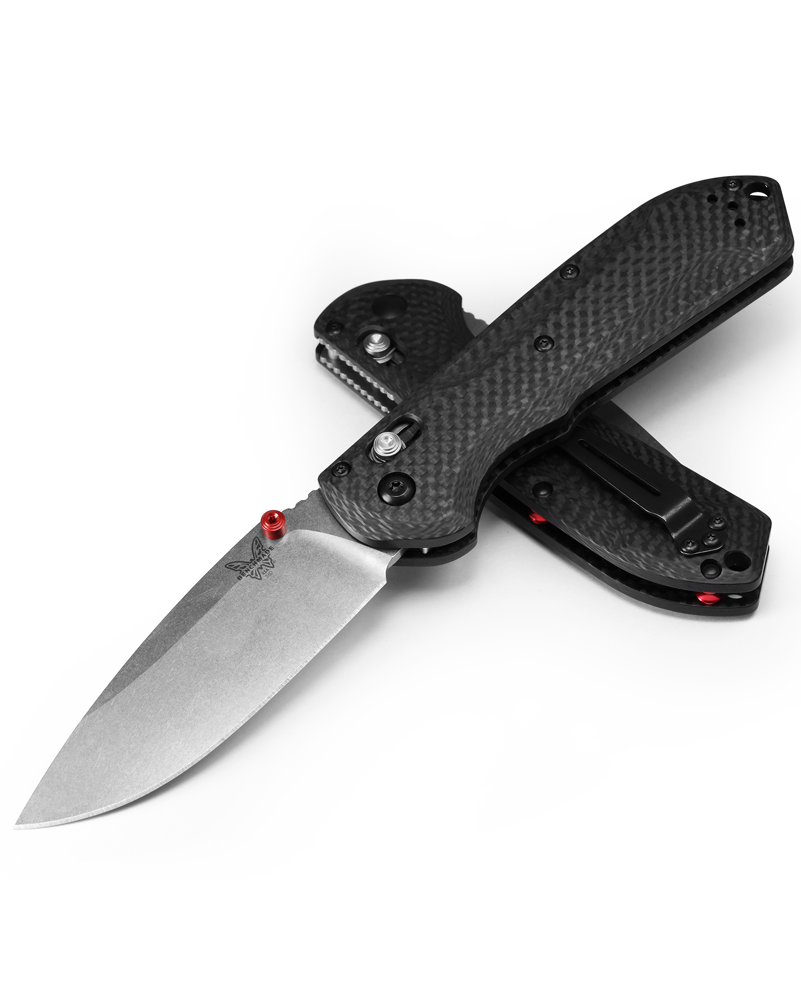 Benchmade Freek - Carbon Fiber - Plain Edge CPM-S90V - 560-03 Knives - Tophatter Daily Deals
