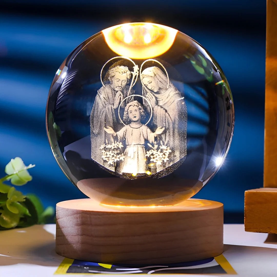 Christian Lamp Holy Family - Tophatter Daily Deals