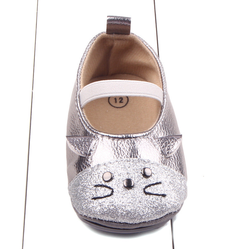 Bright leather little mouse baby shoes 0 - Tophatter Daily Deals