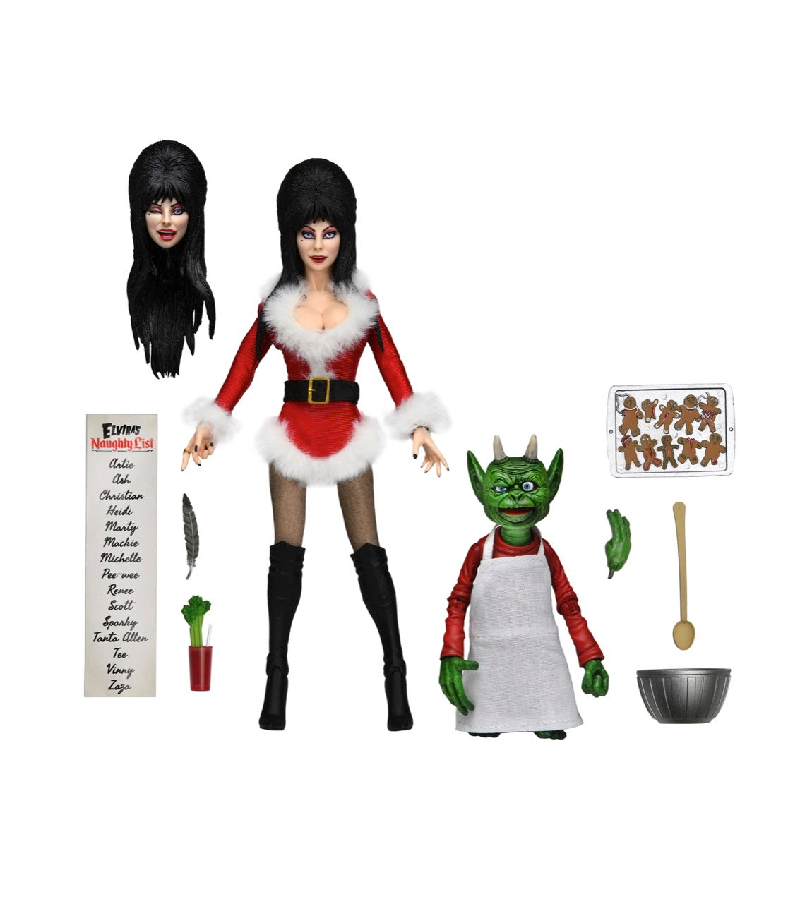 Elvira's Very Scary Xmas – Deluxe Elvira Clothed Action Figure Action Figure - Tophatter Daily Deals