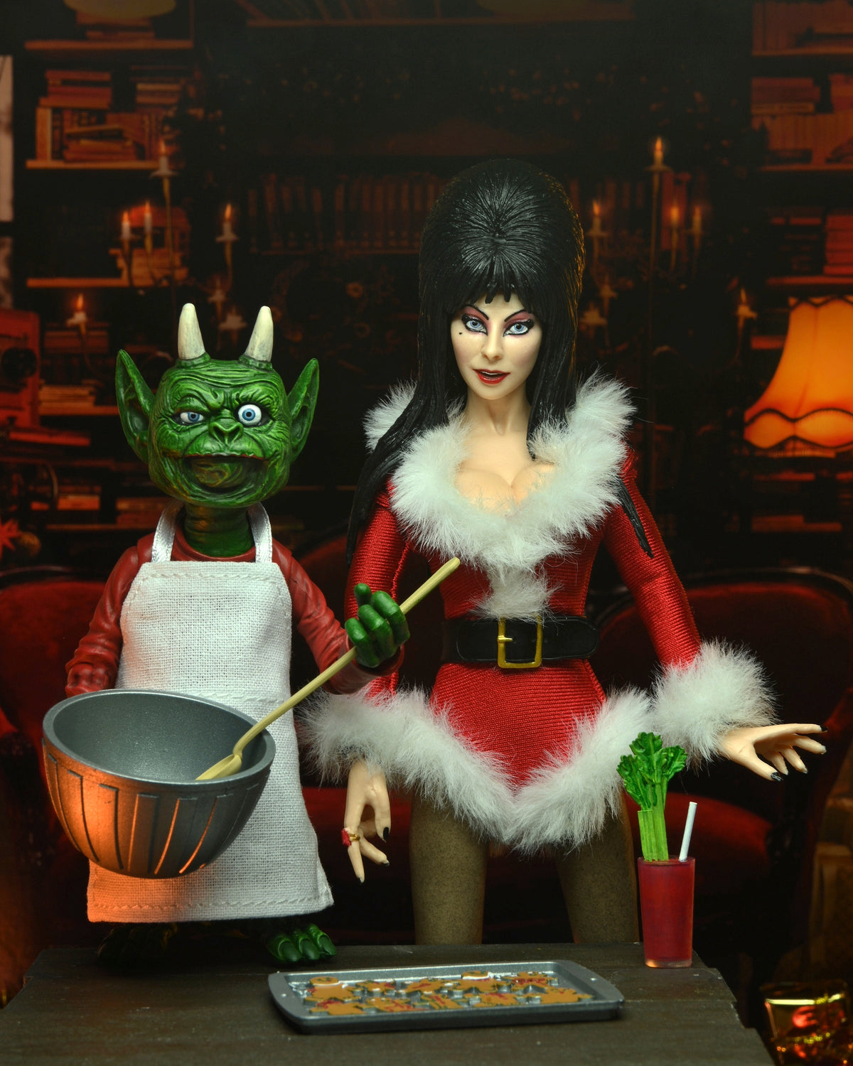 Elvira's Very Scary Xmas – Deluxe Elvira Clothed Action Figure Action Figure - Tophatter Daily Deals