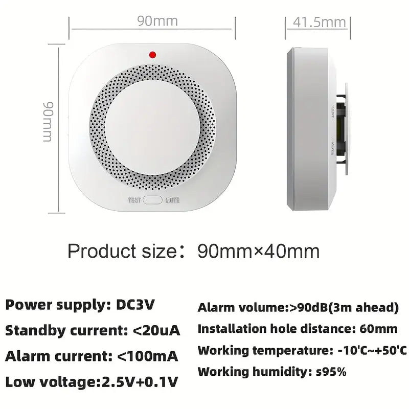 WiFi Smoke Alarm – Smart Fire Detector for Home & Business Home Improvement - Tophatter Daily Deals