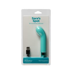 Power Bullet Sara’s Spot Vibrator Teal for G-Spot Pleasure > Sex Toys For Ladies > G-Spot Vibrators - Tophatter Daily Deals