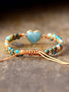 Heart Shape Beaded Bracelet Bracelets - Tophatter Daily Deals