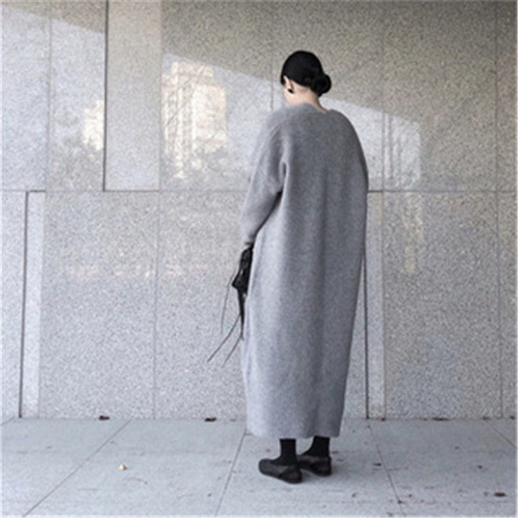 Soft Relaxed Women’s Longline Cardigan - Open Front Cotton 3D Changing Face Moving Picture Frame - Tophatter Daily Deals