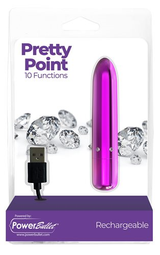 Pretty Point 4in Power Bullet Purple Vibrator for Pleasure > Vibrators > Mini Vibrators - Tophatter Daily Deals