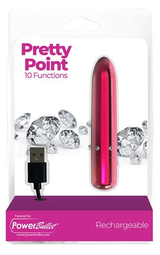 Pretty Point 4in Power Bullet Pink Vibrator with 10 Functions > Vibrators > Mini Vibrators - Tophatter Daily Deals