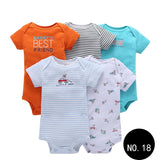 Baby Short Climb 5-piece Romper Boys and Girls Cotton One-piece Rompers 18Style Q5pcs 0 - Tophatter Daily Deals