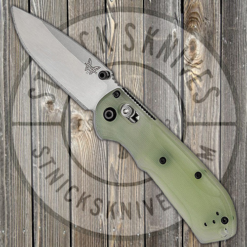 Benchmade - Mini Freek - Jade G10 Handle - CPM-S90V - Shot Show Exclusive - 565-2101 Knives - Tophatter Daily Deals