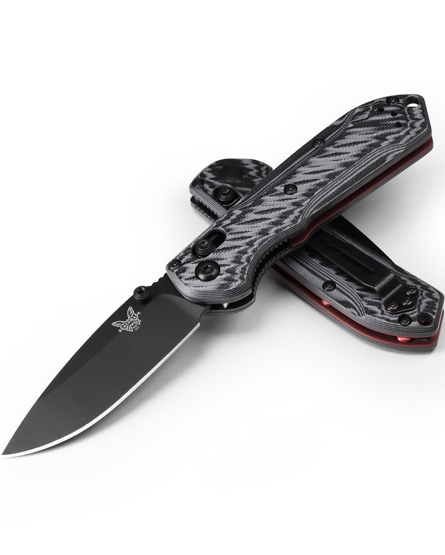 Benchmade Mini-Freek - Tricolor G10 - CPM-M4 - Axis Lock - 565BK-02 Knives - Tophatter Daily Deals