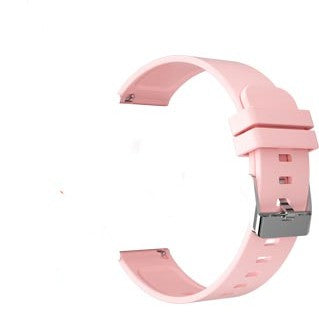 Blood Pressure Heart Rate Sleep Monitoring Sports Bracelet Pink silicone strap 0 - Tophatter Daily Deals