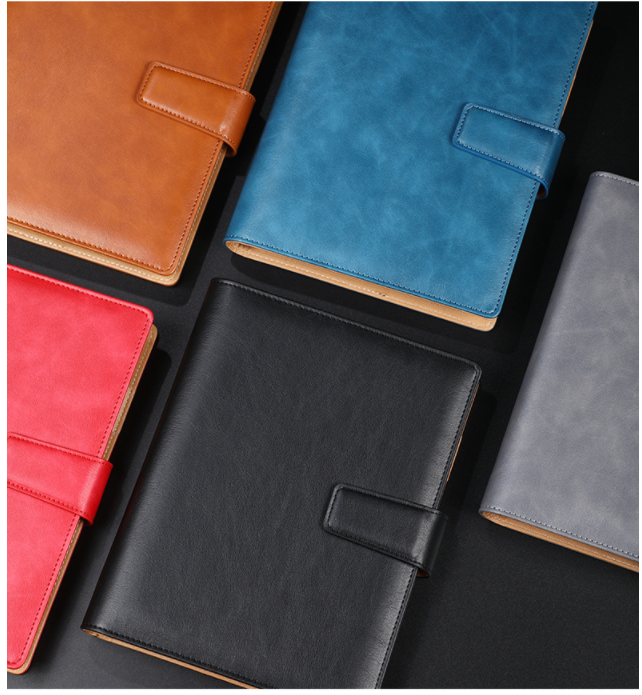 A5 leather buckle 6-hole clip notebook 0 - Tophatter Daily Deals