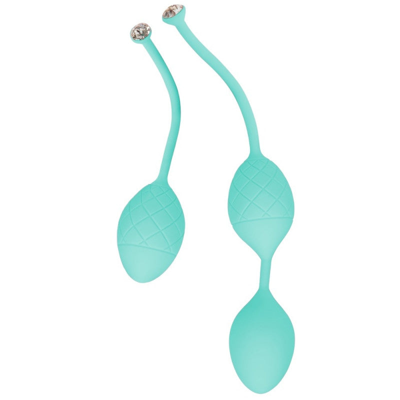 Pillow Talk Frisky Kegel Balls in Teal Kegel Balls - Tophatter Daily Deals