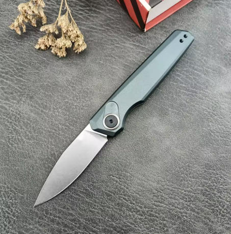 KS DE - 18 - Black Aluminum (2.79" CPM-154)-GS148 Grey BRASSKNUCKLE - Tophatter Daily Deals