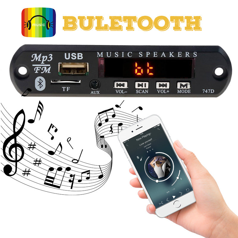 Bluetooth MP3 Decoder Board FM Radio 0 - Tophatter Daily Deals
