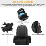 56L Military Tactical Backpack Tactical & Self Defense - Tophatter Daily Deals