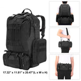 56L Military Tactical Backpack Tactical & Self Defense - Tophatter Daily Deals