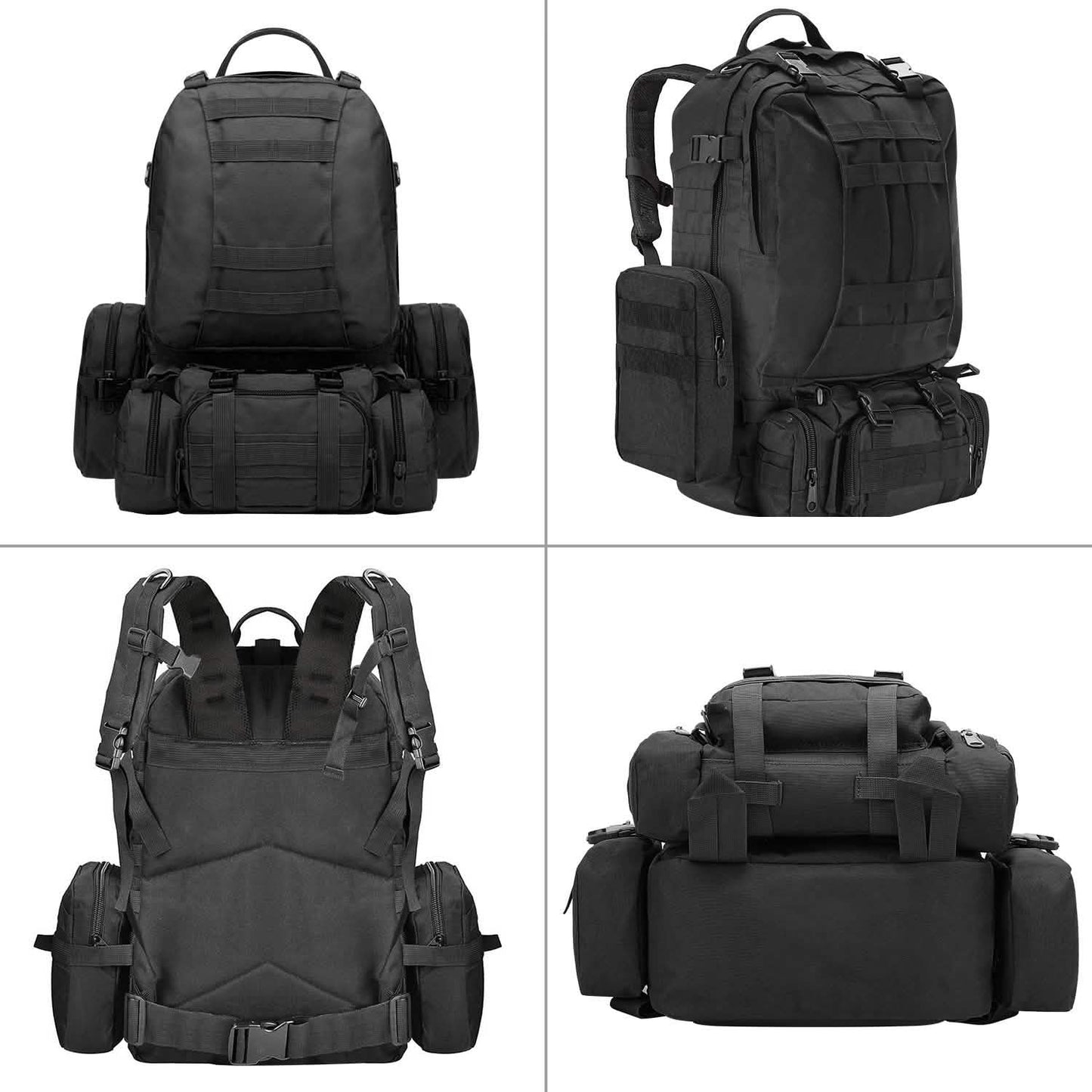 56L Military Tactical Backpack Tactical & Self Defense - Tophatter Daily Deals