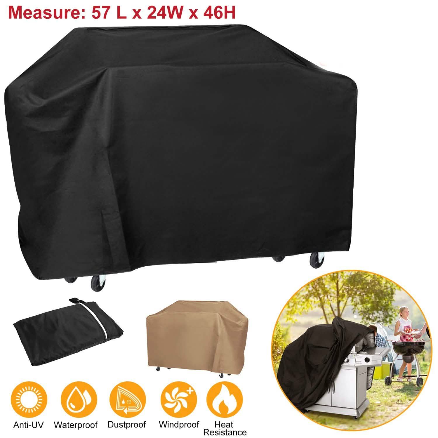 57-Inch Weather Resistant Barbecue Grill Cover Garden & Patio - Tophatter Daily Deals