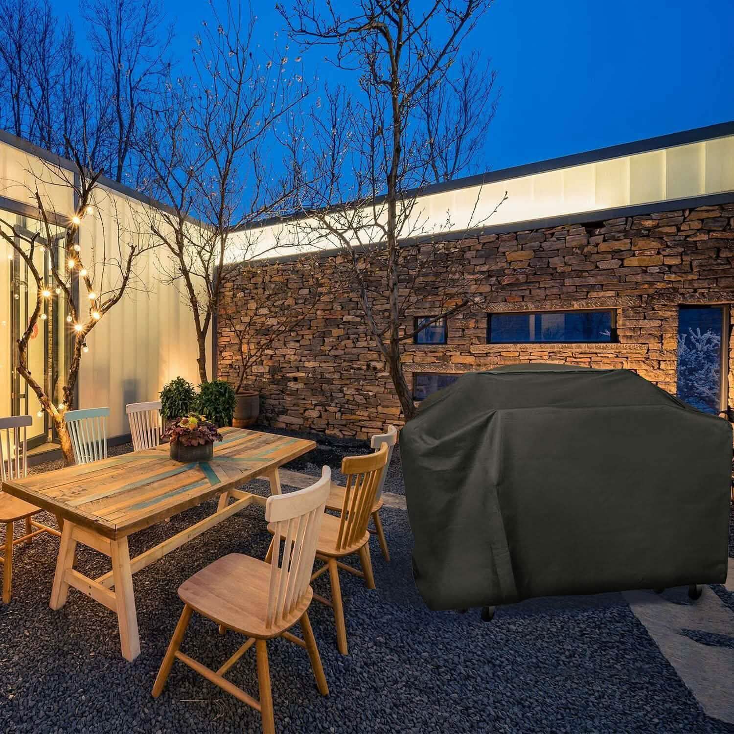 57-Inch Weather Resistant Barbecue Grill Cover Garden & Patio - Tophatter Daily Deals