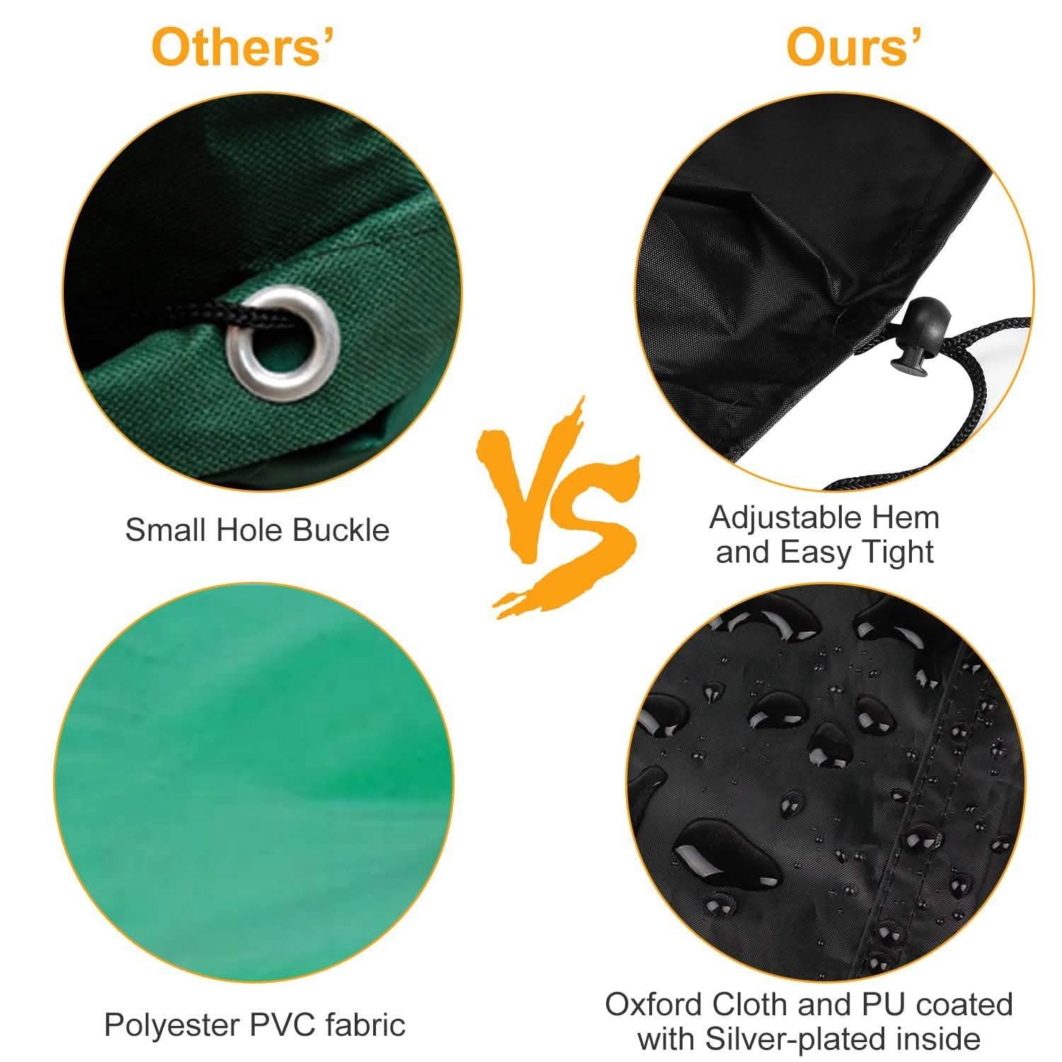 57-Inch Weather Resistant Barbecue Grill Cover Garden & Patio - Tophatter Daily Deals