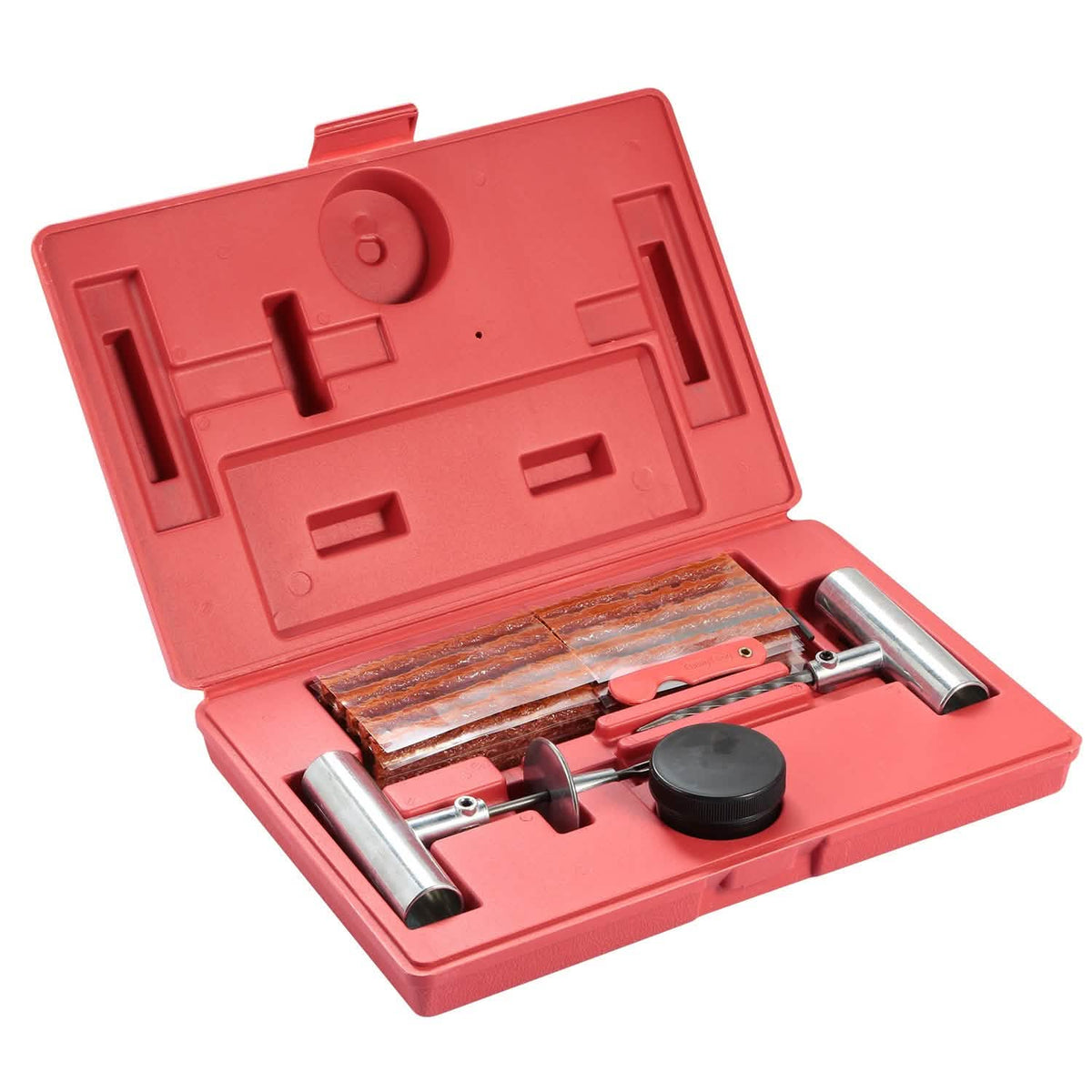 57-Piece: Universal Tire Repair Kit Automotive - Tophatter Daily Deals
