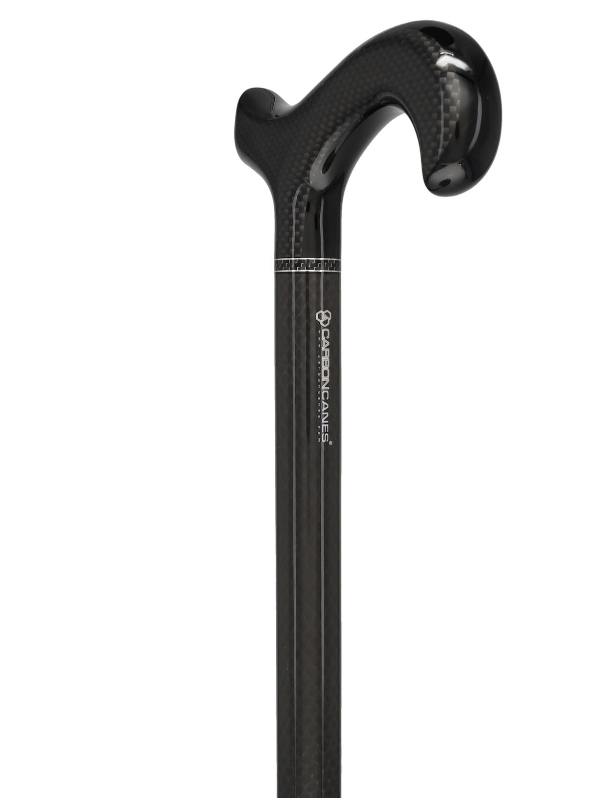 Triple Wound Carbon Fiber Derby Cane - Super Lightweight Superlite Carbon Fiber Walking Canes - Tophatter Daily Deals