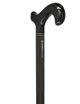 Triple Wound Carbon Fiber Derby Cane - Super Lightweight Superlite Carbon Fiber Walking Canes - Tophatter Daily Deals
