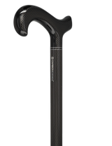 Triple Wound Carbon Fiber Derby Cane - Super Lightweight Superlite Carbon Fiber Walking Canes - Tophatter Daily Deals