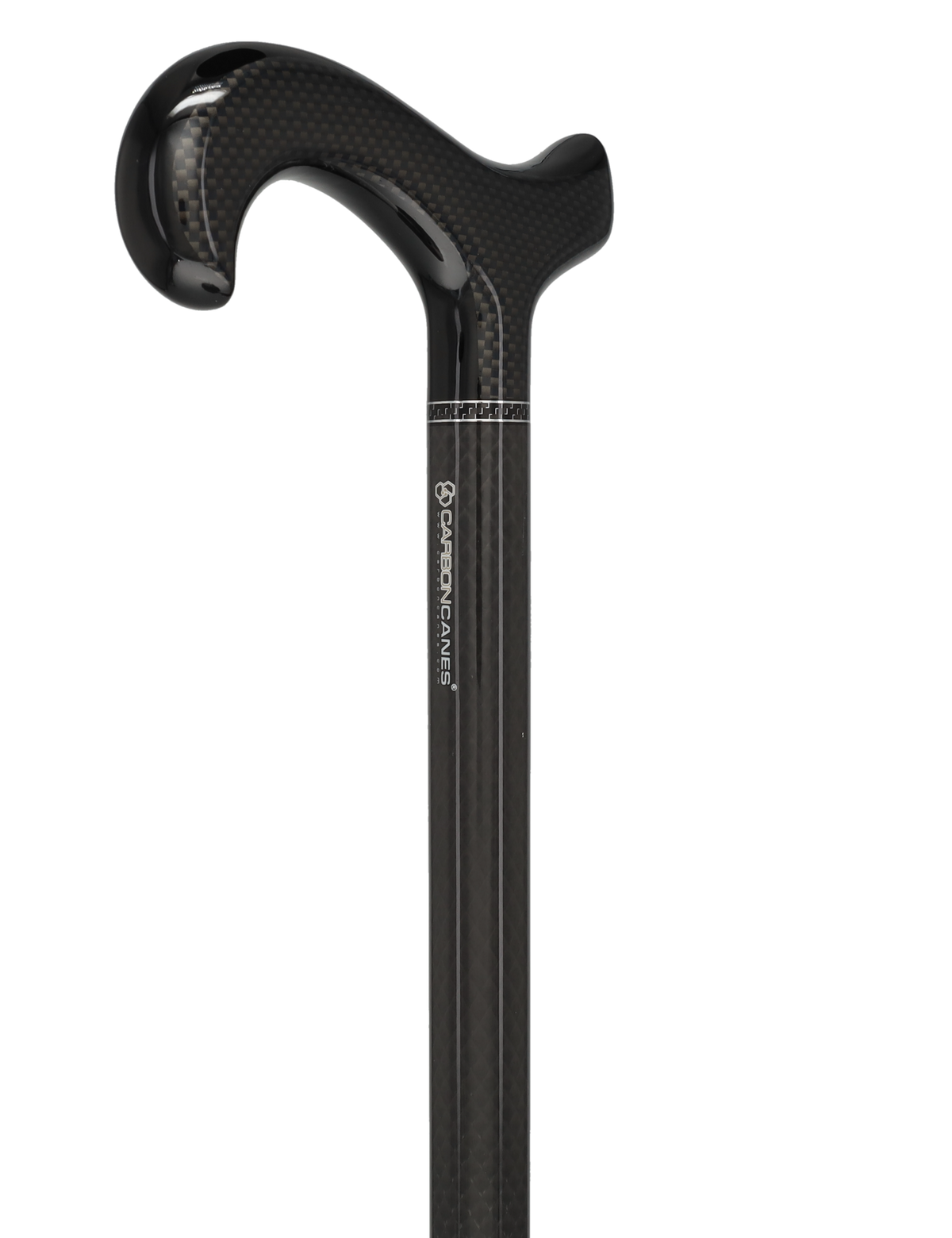 Triple Wound Carbon Fiber Derby Cane - Super Lightweight Superlite Carbon Fiber Walking Canes - Tophatter Daily Deals